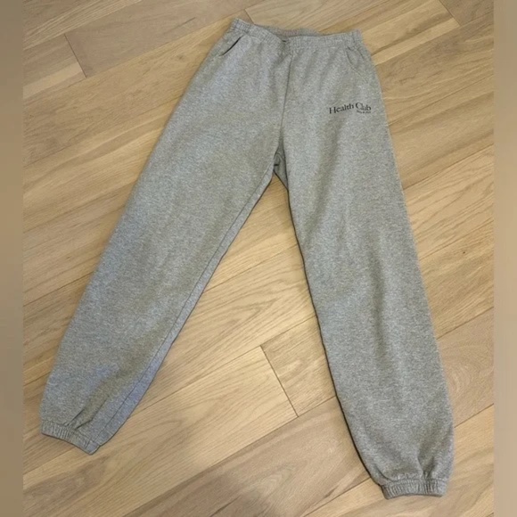 RARE Sporty & Rich Matching Grey Sweat Set XS - Picture 5 of 7